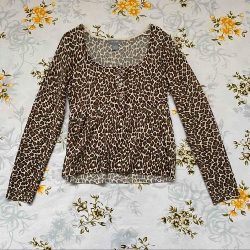 Delia's Size S Leopard Print Sweater - image 2